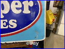 Original Vintage Cooper Tires Sign 45 x 29 GAS OIL AUTO