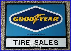 Original Vintage Goodyear Tire Sales Sign