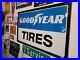 Original-Vintage-Goodyear-Tires-Sign-Metal-Embossed-Dealer-Gas-Oil-RARE-HUGE-01-xbhb