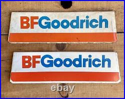 Pair Of Vintage BF Goodrich Tires Gas Station Advertising Display Rack Signs