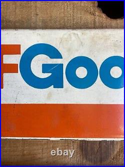 Pair Of Vintage BF Goodrich Tires Gas Station Advertising Display Rack Signs