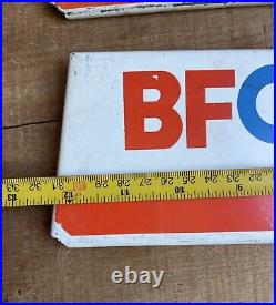 Pair Of Vintage BF Goodrich Tires Gas Station Advertising Display Rack Signs