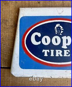 Pair Of Vintage COPPER Tires Buy & Save Advertising Display Rack Signs Gas & Oil