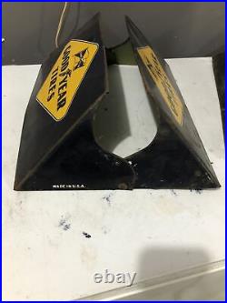 Pair Of Vintage Goodyear Tires Tire Display Rack Stand Sign