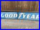 RARE-20ft-Goodyear-Tires-DEALER-Metal-Shop-Sign-Advertising-Ad-Vintage-Gas-Oil-01-cp