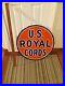 RARE-VINTAGE-1940s-U-S-ROYAL-CORDS-TIRES-PORCELAIN-SIGN-DOUBLE-SIDED-24-DIA-01-vf
