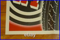 RARE Vintage 1950s Goodyear Tires R-1 Large Paper Advertising Poster Sign 42