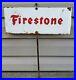 RARE-Vintage-Firestone-Tires-Spinner-Advertising-Sign-Oil-Gas-Pump-Topper-2-Side-01-fefw