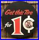 RARE-Vintage-Get-This-Tire-For-1c-MOHAWK-Tire-Rack-Sign-Cover-Lincoln-Penny-01-urg