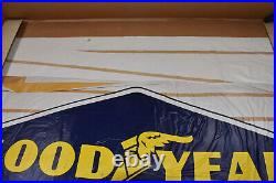 RARE Vintage NOS Goodyear Tires GAS SERVICE STATION Window Valence SIGN SET