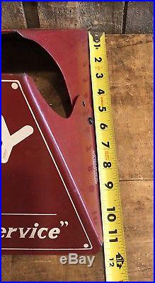 RARE Vintage Original McCreary Tires Advertising Tire Stand Gas Station Sign