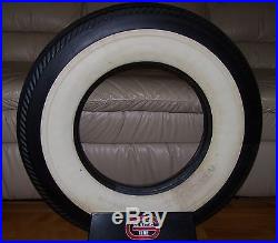 REDUCED New Old Stock, 1950's Vintage Whitewall Tire & Display Rack & Adv. Sign