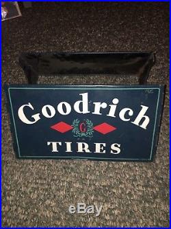 Rare Vintage Antique Goodrich Tire Stand Sign