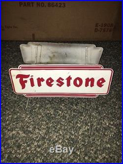 Rare Vintage Firestone Tire Display Sign