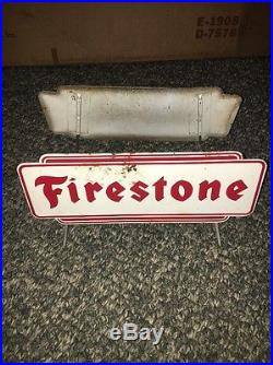 Rare Vintage Firestone Tire Display Sign