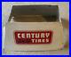 Rare-Vintage-Original-Century-Long-Life-TIRE-Metal-Display-Stand-Sign-Gas-Oil-01-xcqf