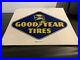 Rare-Vintage-Original-Goodyear-TIRE-Metal-Display-Stand-Sign-Gas-Oil-01-ad