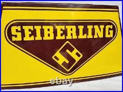 Rare Vintage Original Seiberling Tires Display Advertising Stand Holder Sign Old