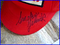 Smokey Yunick Signed Autograph Vintage McCreary Tires Mesh Snapback Trucker Hat