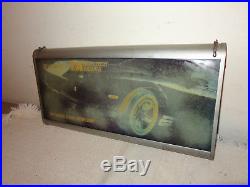 VINTAGE BF GOODRICH TIRES LIGHTED SIGN T/A RADIALS works RARE