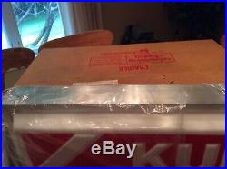 VINTAGE KUMHO TIRE LIGHTED ADVERTISING GASAnd OIL SIGN NEW in BOX
