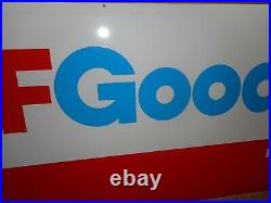 VINTAGE NOS in BOX BF GOODRICH CAR AUTO TIRES GAS STATION ADVERTISING SIGN