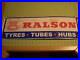 VINTAGE-RALSON-PORCELAIN-SIGN-GAS-SERVICE-TYRES-foreign-rare-european-tubes-01-hd