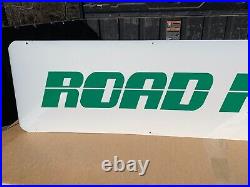 VINTAGE ROAD KING TIRES LARGE DOUBLE SIDED RACK SIGN (48x 12) NOS/VERY NICE