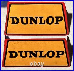 VTG Dunlop Tire Display Red Black Yellow