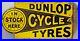 Very-Rare-Dunlop-Cycle-Tire-Vintage-Porcelain-Sign-Imperial-Enamel-Co-Birmingham-01-horb