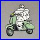 Vintage-12-Michelin-Man-Tires-Scooter-Porcelain-Sign-Car-Gas-Auto-Oil-01-pkm