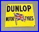 Vintage-12-Rare-Dunlop-Motor-Tires-Porcelain-Sign-Car-Gas-Oil-Truck-01-kx