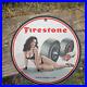 Vintage-1946-Firestone-Tires-Porcelain-Gas-Oil-4-5-Sign-01-xt