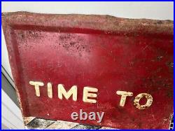 Vintage 1949 Fisk Tire Metal Sign