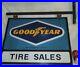 Vintage-1950-Goodyear-Tire-Sales-Hanging-Dealership-Metal-Dbl-Sign-Oil-Gas-Art-01-wjt