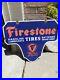 Vintage-1950s-Porcelain-Firestone-Sign-GAS-OIL-TIRES-BRAKES-Original-Service-WOW-01-mkrq