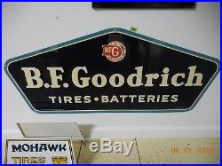 Vintage 1953 Metal Painted Sign BFGoodrich Tires & Batteries