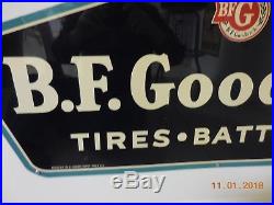 Vintage 1953 Metal Painted Sign BFGoodrich Tires & Batteries