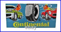 Vintage 1958 Continental Tire Metal Sign