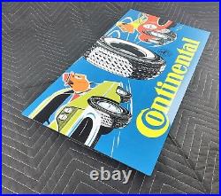 Vintage 1958 Continental Tire Metal Sign