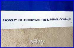 Vintage 1960's GOODYEAR TIRES Metal Dealer Advertising Sign8' Long! Rare! Nice