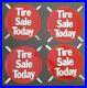 Vintage-1960s-Set-of-4-SHELL-TIRE-SALE-TODAY-Insert-Metal-Sign-Advertising-01-vqyy