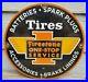 Vintage-1962-Firestone-Tires-One-stop-Service-Porcelain-Metal-Sign-Spark-Plugs-01-krdb