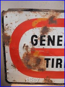 Vintage 1963 General Tire Service Station Large 35 X 25 D/s Metal Sign