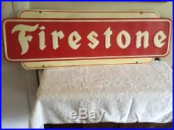Vintage 1967 Firestone sign 48 x. 16