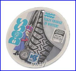 Vintage 1969 Kelly Springfield Tires Porcelain Enamel Gas & Oil Garage Sign
