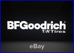 Vintage 1970's BFGoodrich T/A Tires Lighted Advertising Sign 29 x 13
