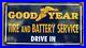 Vintage-1975-Dated-Goodyear-Tire-Battery-18-Porcelain-Drive-In-Sign-01-tpn