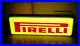 Vintage-2-Sided-Hanging-Lighted-PIRELLI-TIRES-STORE-DISPLAY-SIGN-Advertising-01-ix