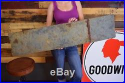 Vintage 60's Star tire Tires Advertising Gas Oil Station Sign tin Repair Garage